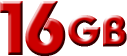 16 GB.